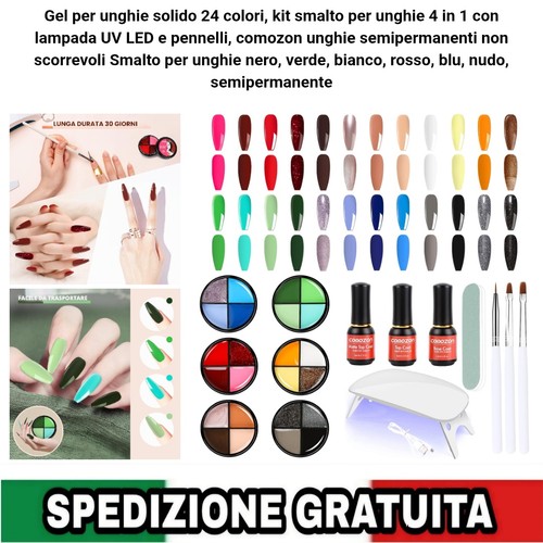 Kit smalto gel solido - gel, 24