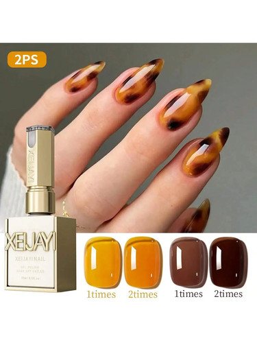Set smalto gel - set, giallo