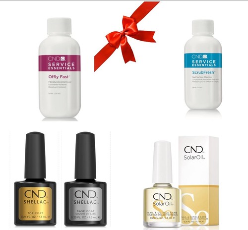 Kit cnd shellac base top - base, +