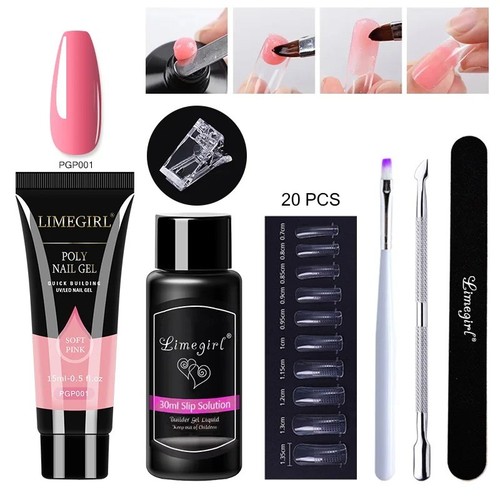 Poly nail gel extension kit - poly,